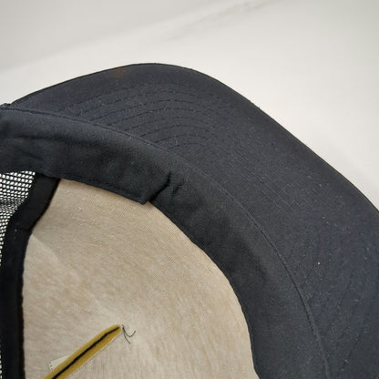 Cobra Caps Trucker Hat Black One Size Snapback Money Can't Buy Happiness Quote