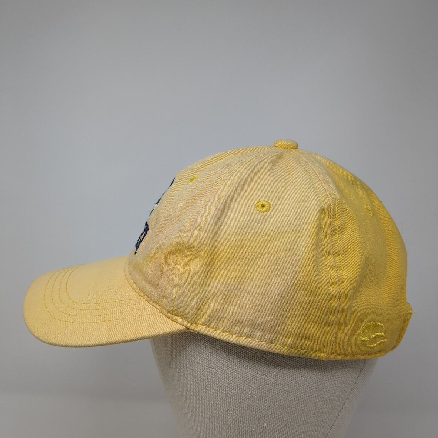 Pallo's Par 3 Golf Course Slideback Hat Yellow One Size Adjustable Outdoor Cap