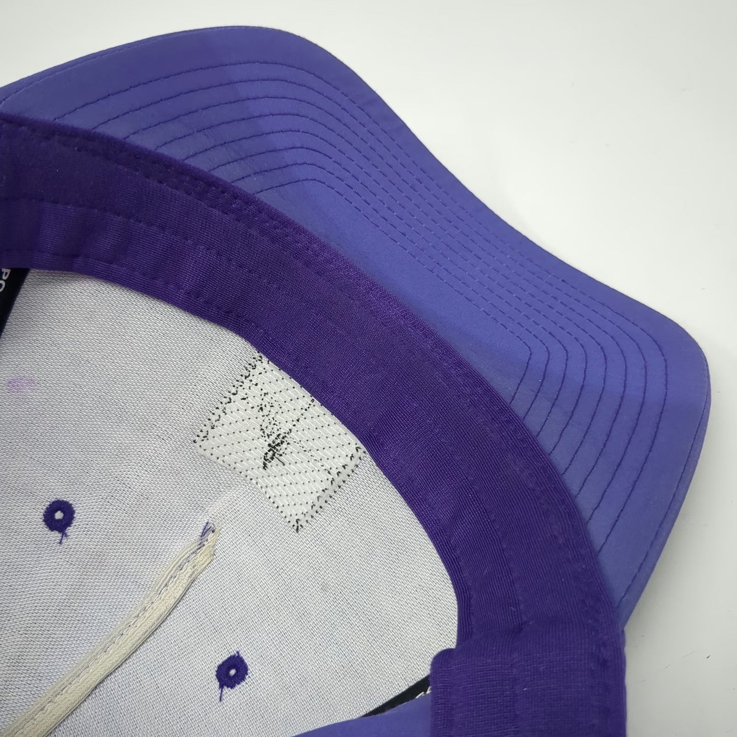 Jones Sports Co Purple 5 Panel One Size Snapback Laser Cut Ventilation Patch Hat