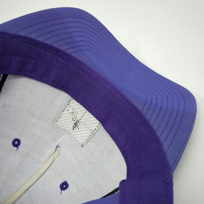 Jones Sports Co Purple 5 Panel One Size Snapback Laser Cut Ventilation Patch Hat
