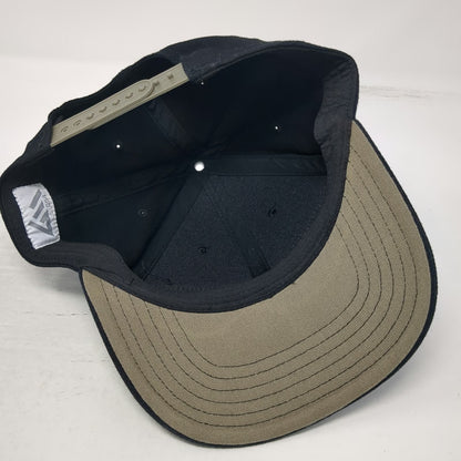 G54 Snapback Hat Black One Size Idaho 1890 Moose Patch Striped Performance Mesh