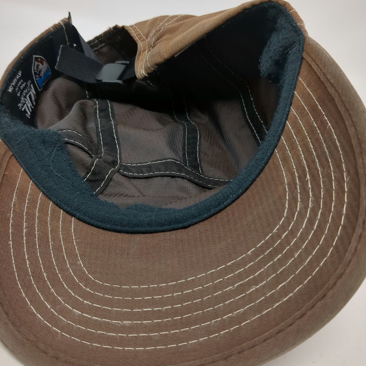 KÜHL 5 Panel Brown One Size Strapback Contrast Stitching Mountain Culture Hat
