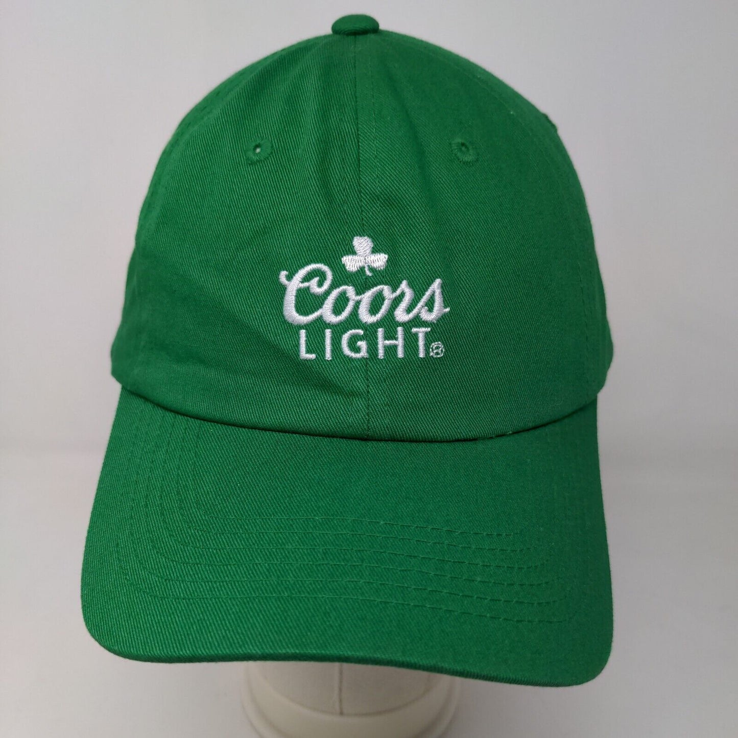 Coors Light Men's Slideback Hat Green Adjustable Embroidered Logo