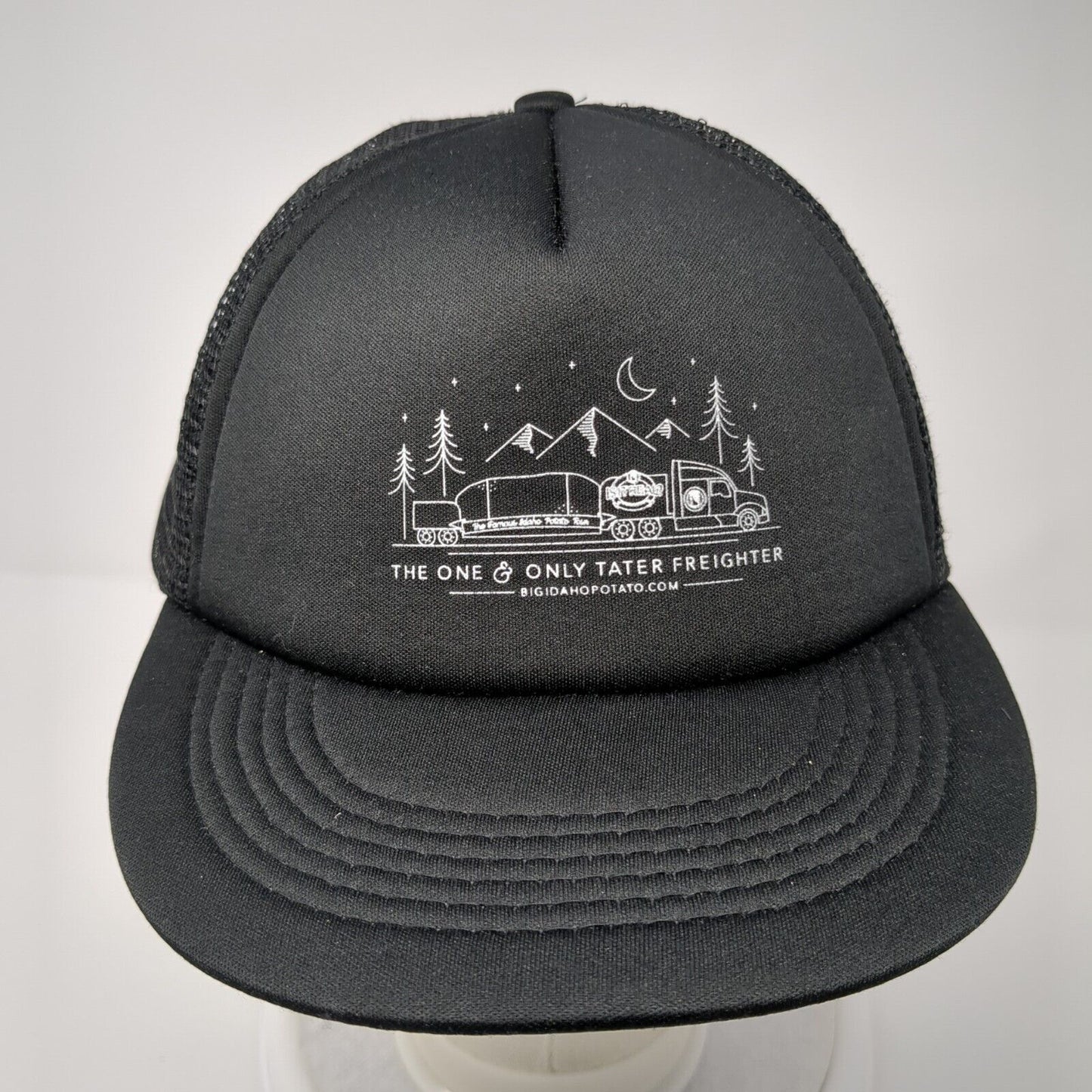 The One & Only Tater Freighter Snapback Trucker Hat Black One Size