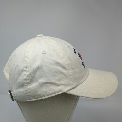 American Needle USA Serbia Davis Cup Tennis Boise Idaho White One Size Strap Hat