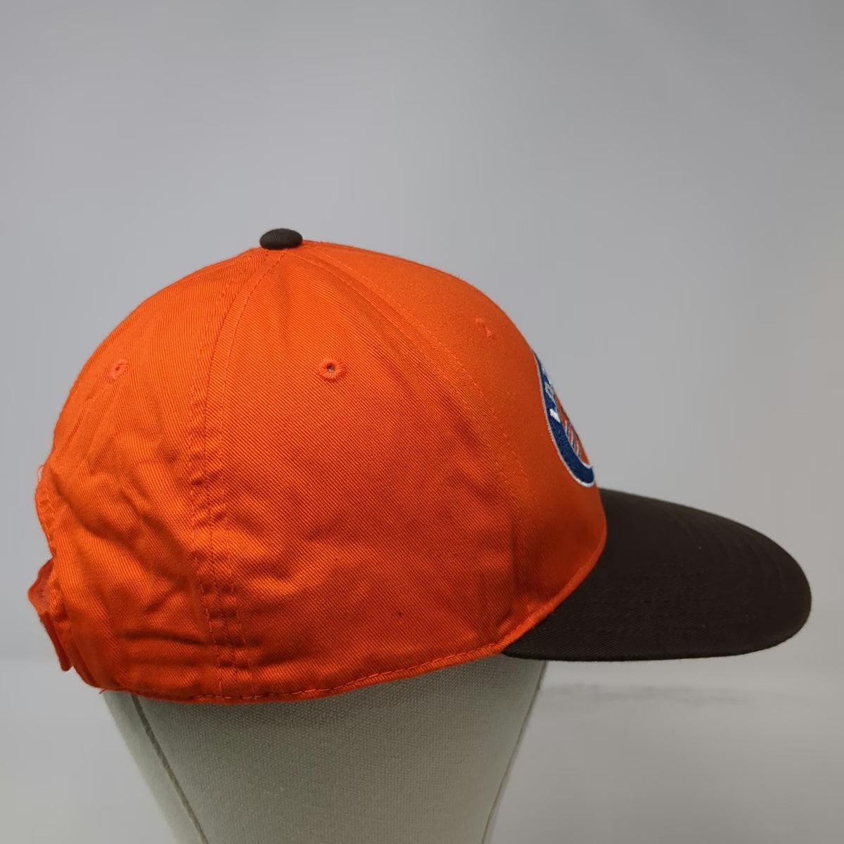 Otto Baseball Cap Orange One Size Lazy Bear Ranch Weiser Idaho Strapback Hat