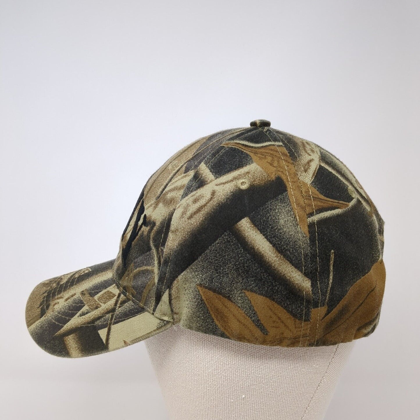 Army Strapback Hat Camouflage One Size Adjustable Embroidered Eagle Crest