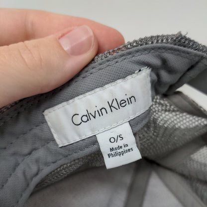 Calvin Klein Snapback Mesh Back Trucker Hat Black One Size Colorblock
