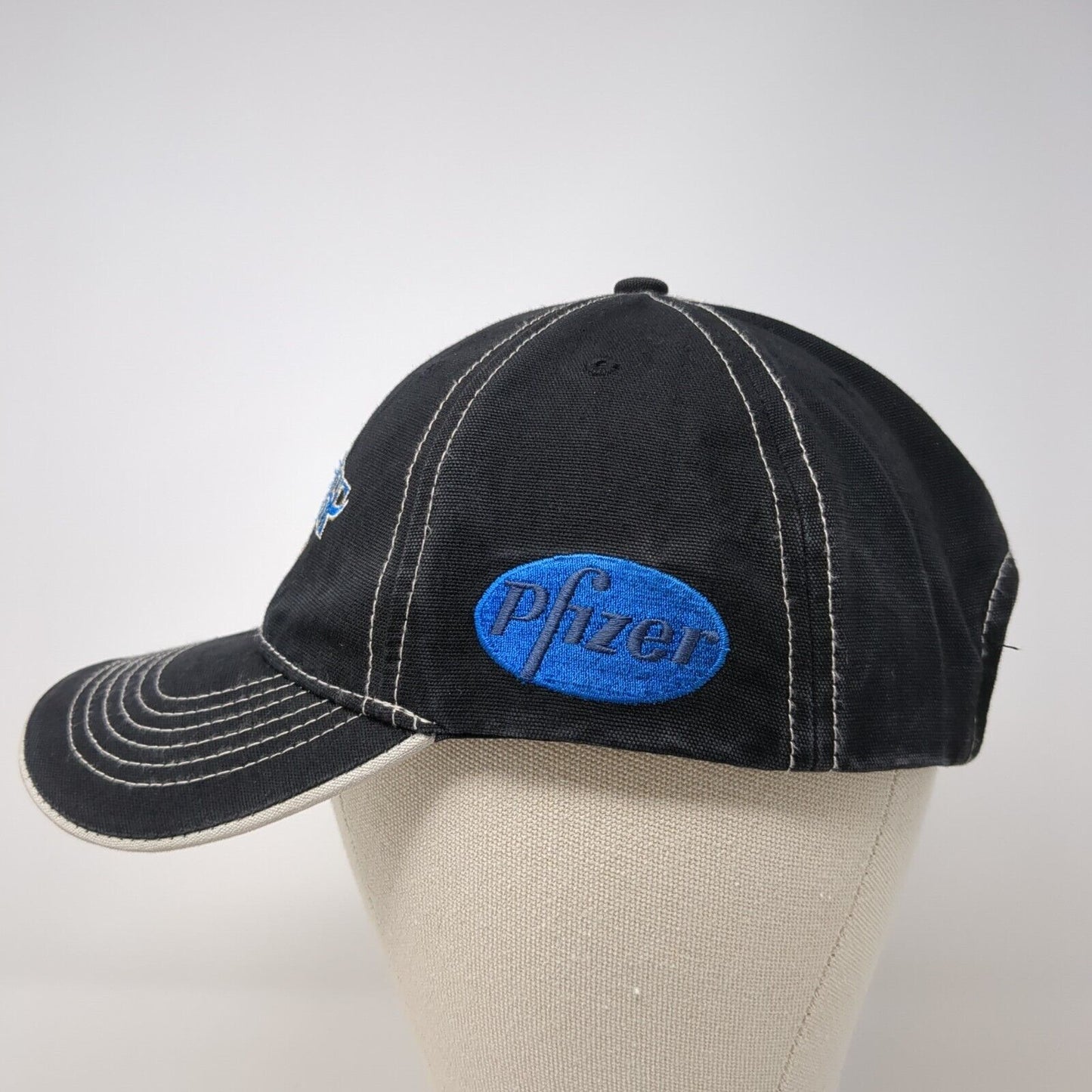Red Bluff Bull & Gelding Sale Strapback Hat Black One Size Embroidered