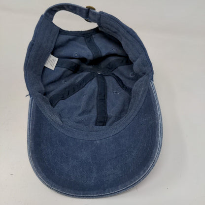 Unbranded Men's Slideback Hat Blue OSFM Adjustable Dark Denim