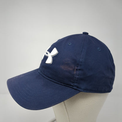 Under Armour Slideback Hat Blue One Size Adjustable Embroidered 6 Panel