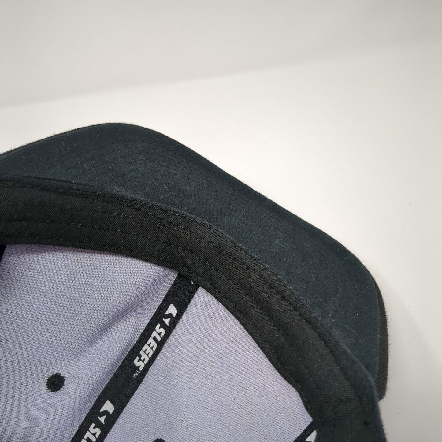 Sleefs Snapback Hat Black One Size Embroidered American Flag Adjustable