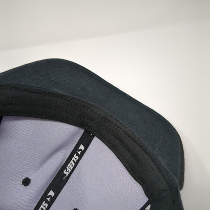 Sleefs Snapback Hat Black One Size Embroidered American Flag Adjustable