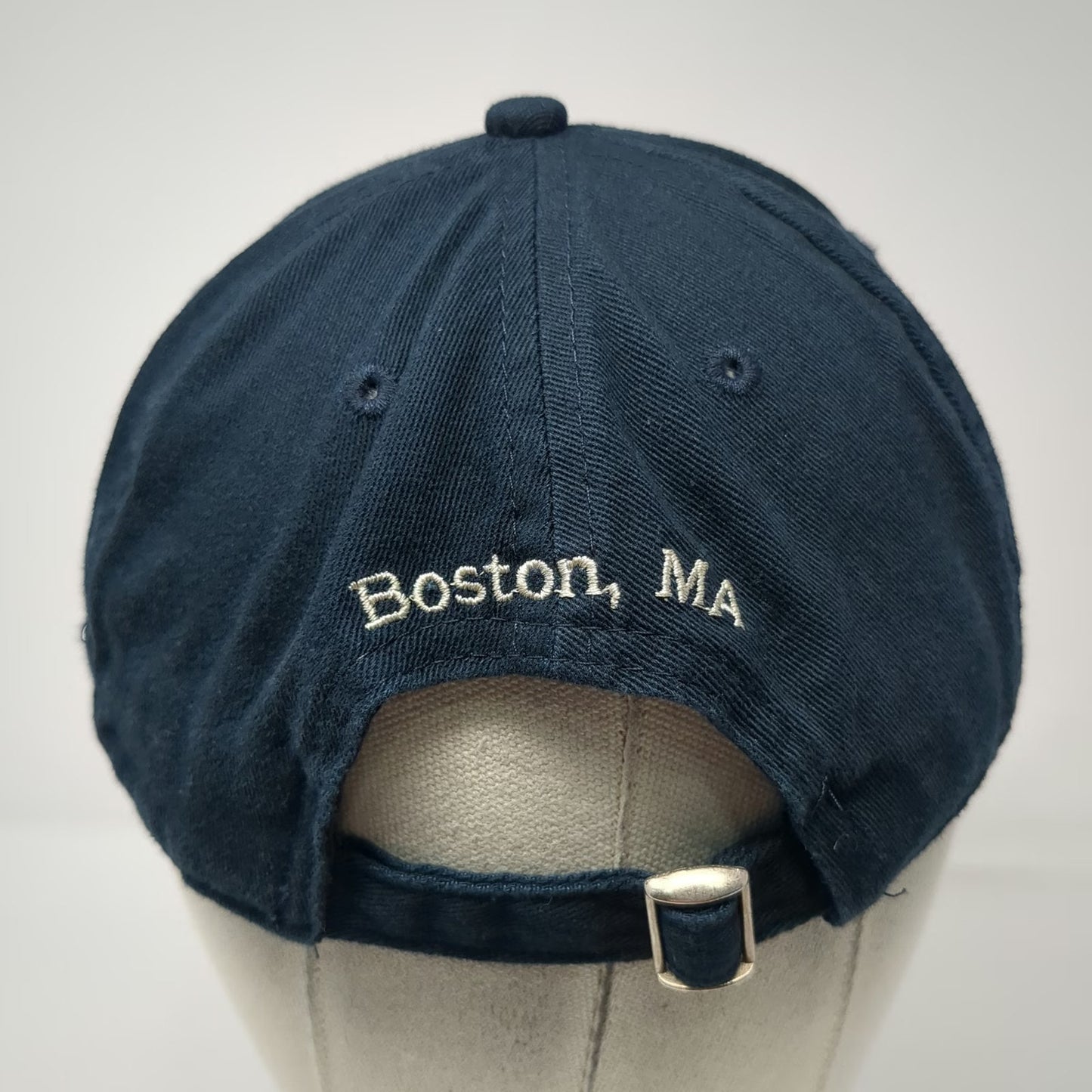Samuel Adams Baseball Cap Blue One Size Patch Boston MA Slideback Beer Logo Hat