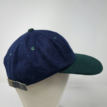YoungAn Hat Baseball Cap Blue Green One Size Wool Blend Two Tone Adjustable