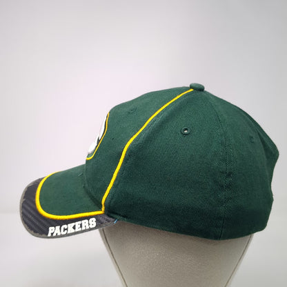 Green Bay Packers NFL Team Apparel Cap Green One Size Embroidered Strapback Hat