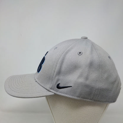 Nike S1ze Legacy 91 Mens Strapback Hat Gray OSFA Embroidered Tampa Bay Rays Logo