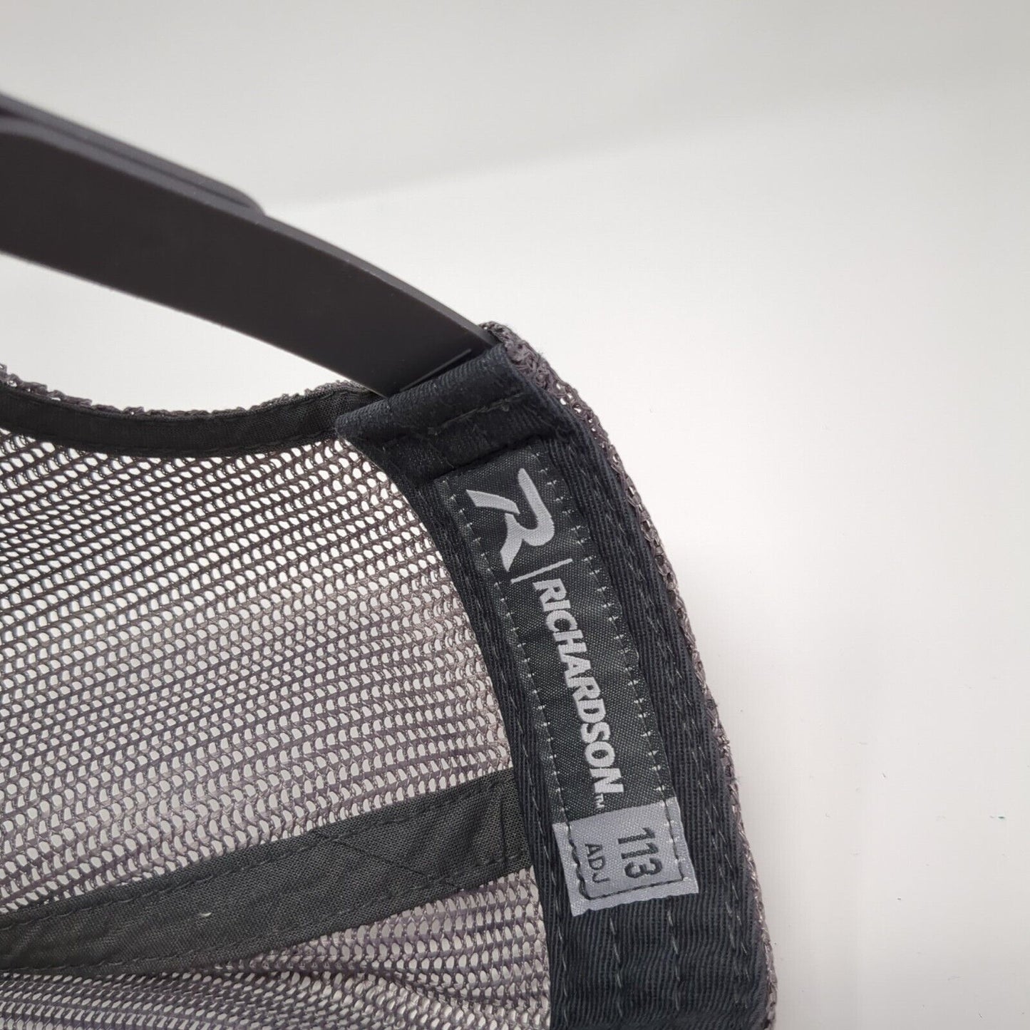 Richardson Snapback Rope Trucker Hat Gray One Size Mesh Back Blank