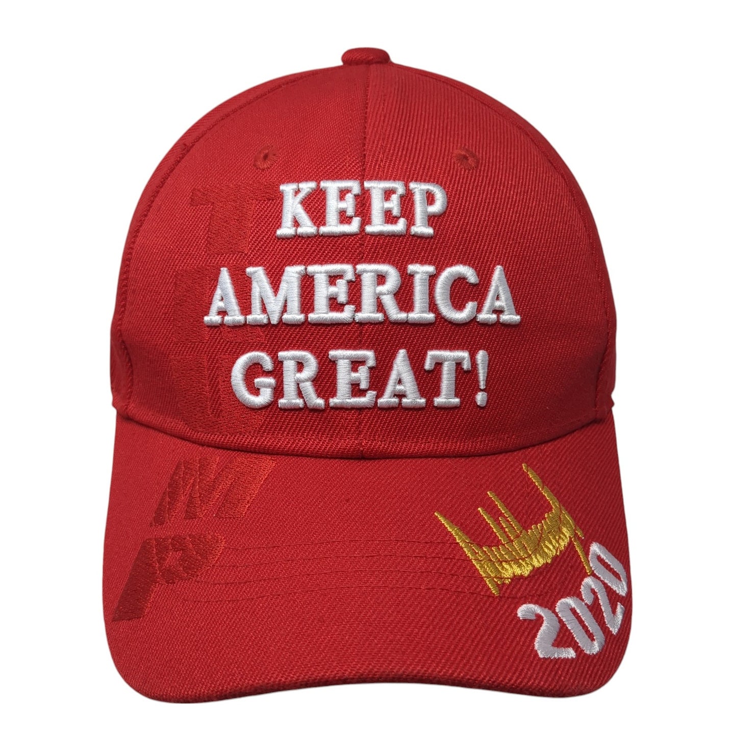 Keep America Great 2020 Strapback Hat Red One Size Adjustable Outdoor