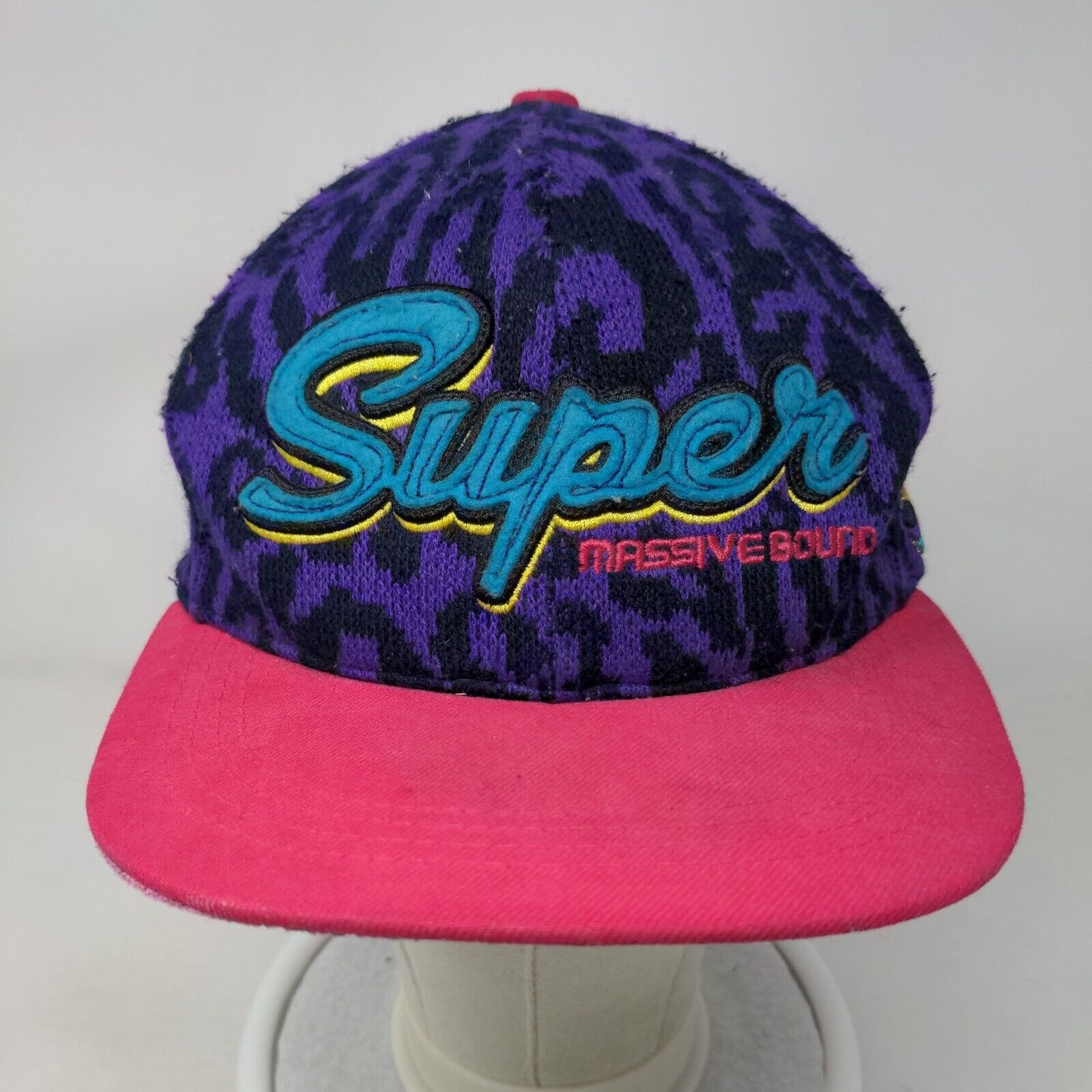 Super Massive Bound Snapback Hat Purple Colorful 2012 Adjustable