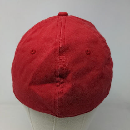 Proflex Men's Fitted Hat Red Size L/XL Embroidered DL Logo Stretch