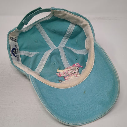 Fahrenheit Baseball Cap Blue One Size Bearcreek Downs Montana Pig Racing Hat