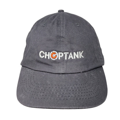 Choptank Slideback Hat Gray OSFA Embroidered Adjustable 6 Panel