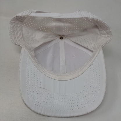 Pickle Strong America Snapback Hat White One Size Adjustable Breathable Mesh