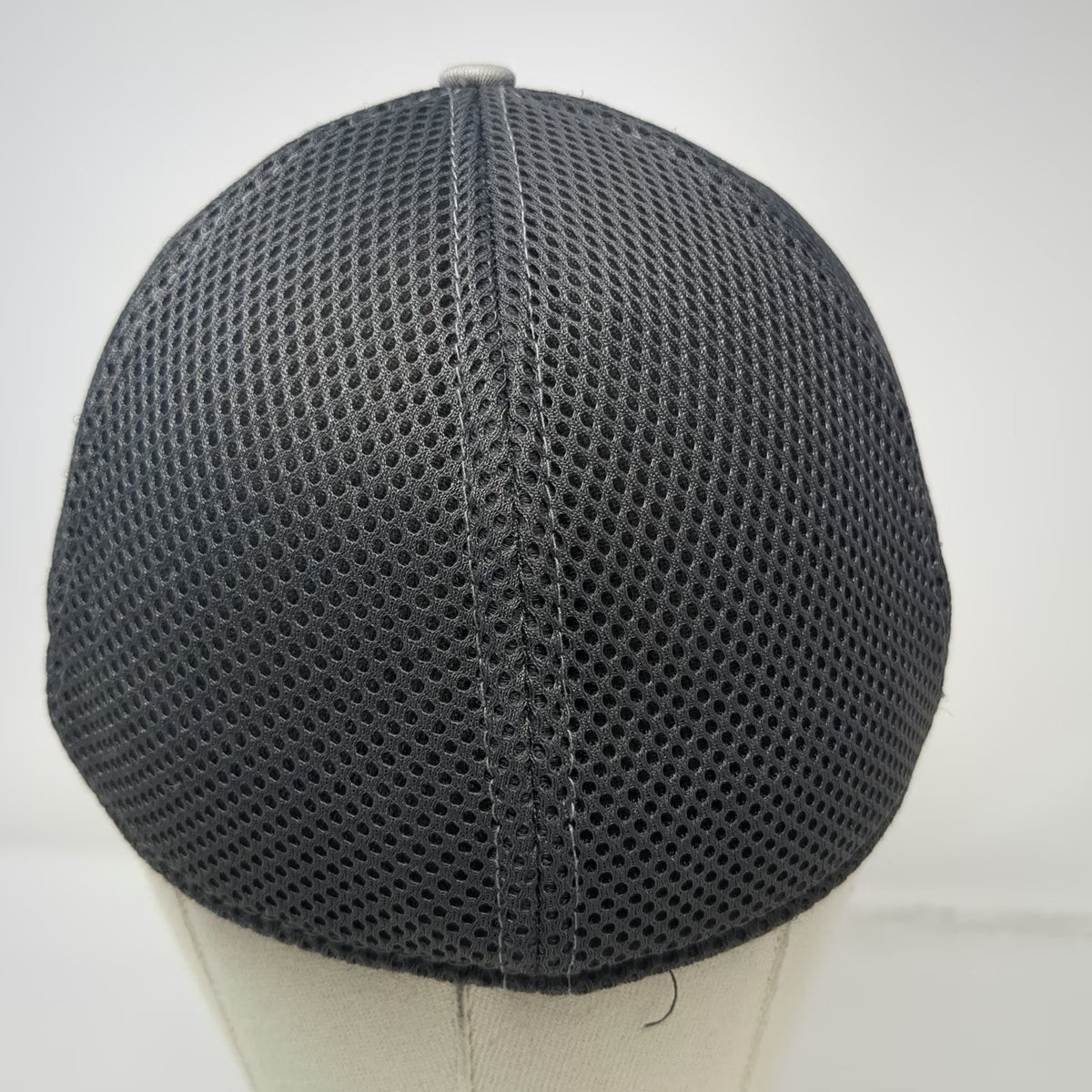 New Era Baseball Cap Gray M Rocky Mountain Agronomics Mesh Stretch Fit Hat