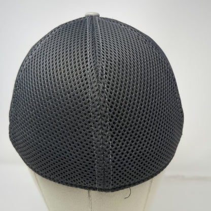 New Era Baseball Cap Gray M Rocky Mountain Agronomics Mesh Stretch Fit Hat
