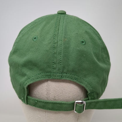Mighty Fine Baseball Cap Green One Size Embroidered Flower Bouquet Slideback Hat
