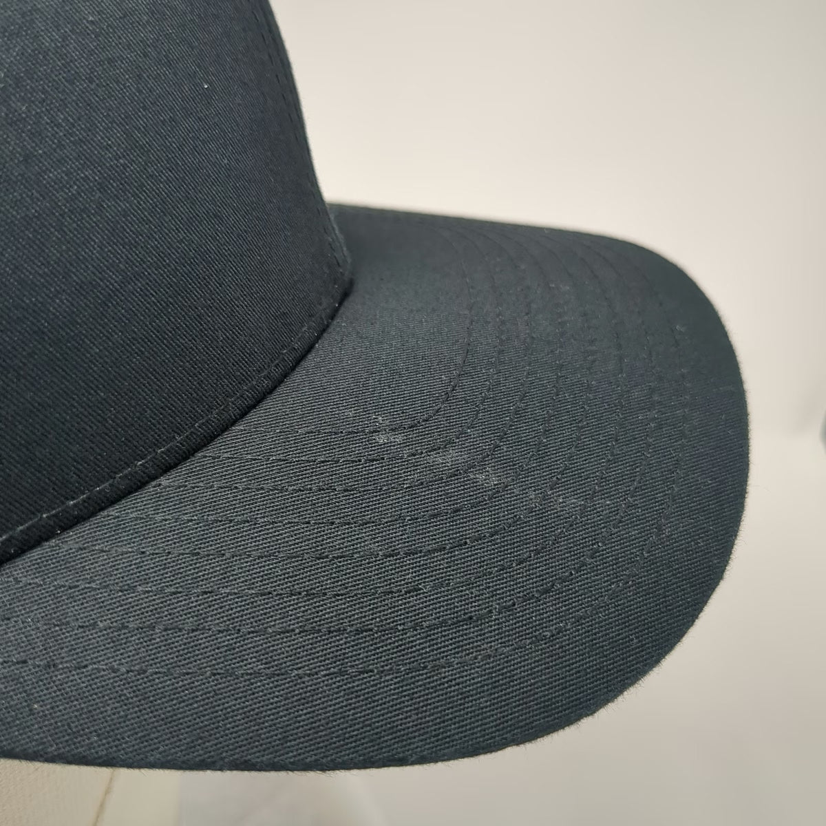 Richardson Trucker Hat Black One Size Secuvant Embroidered Logo Mesh Snapback