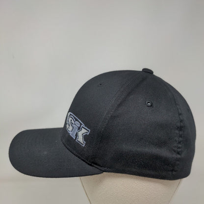 Flexfit Fitted SiK Hat Black Size S-M Embroidered Logo Polycotton