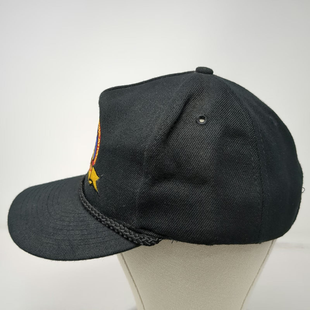 Otto 5 Panel Black One Size Rope Fire Investigation KMI Green Underbrim Hat
