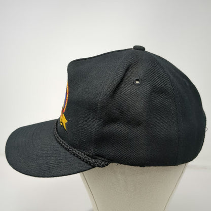 Otto 5 Panel Black One Size Rope Fire Investigation KMI Green Underbrim Hat