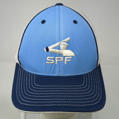 Pacific Headwear Baseball Cap Blue 7 3/8 SPF Baseball Mesh Back Flexfit Hat