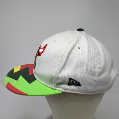 New Era Snapback White One Size Windy City Chicago Bulls NBA Multicolor Brim Hat