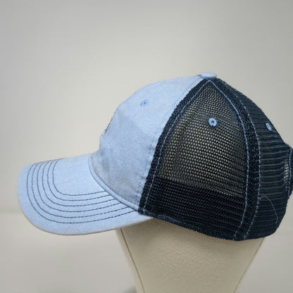 Legacy Trucker Hat Blue One Size Mesh Back Embroidered Crab Adjustable Snapback