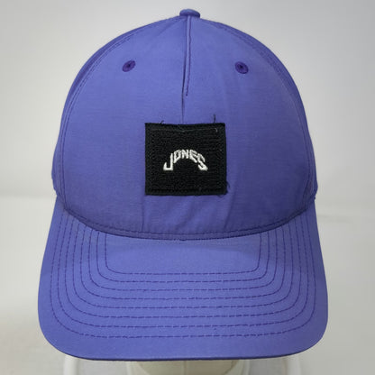Jones Sports Co Purple 5 Panel One Size Snapback Laser Cut Ventilation Patch Hat