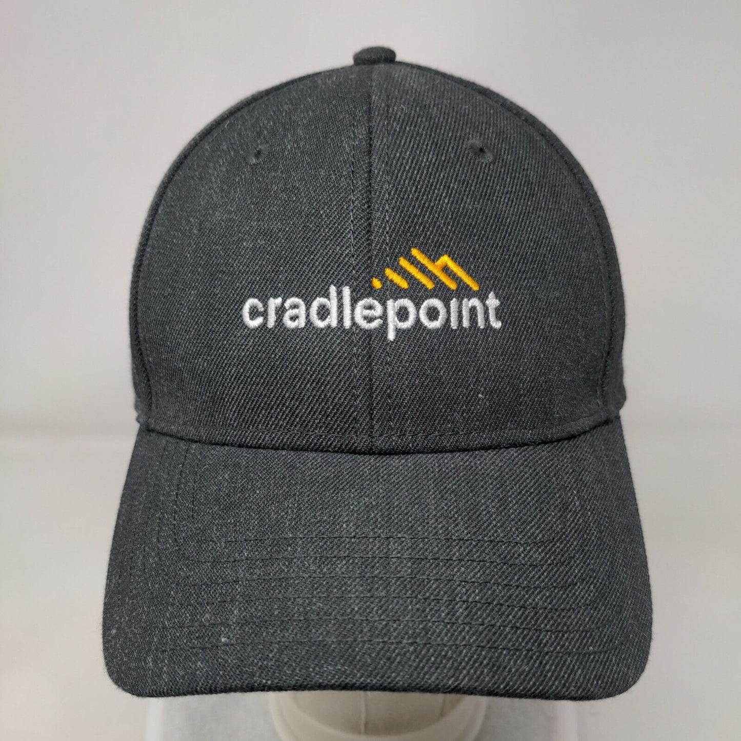 Cradlepoint Snapback Hat Gray OSFM Adjustable Vented Holes 6 Panel Otto
