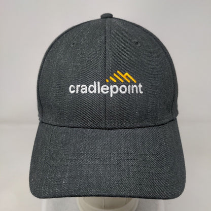 Cradlepoint Snapback Hat Gray OSFM Adjustable Vented Holes 6 Panel Otto