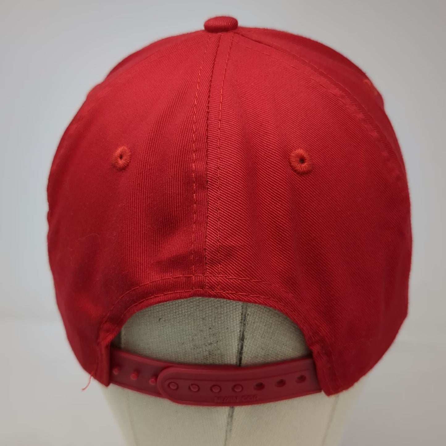 Nissin Cap Red One Size Snapback Hat 777 Blazing Fremont Las Vegas Casino Logo