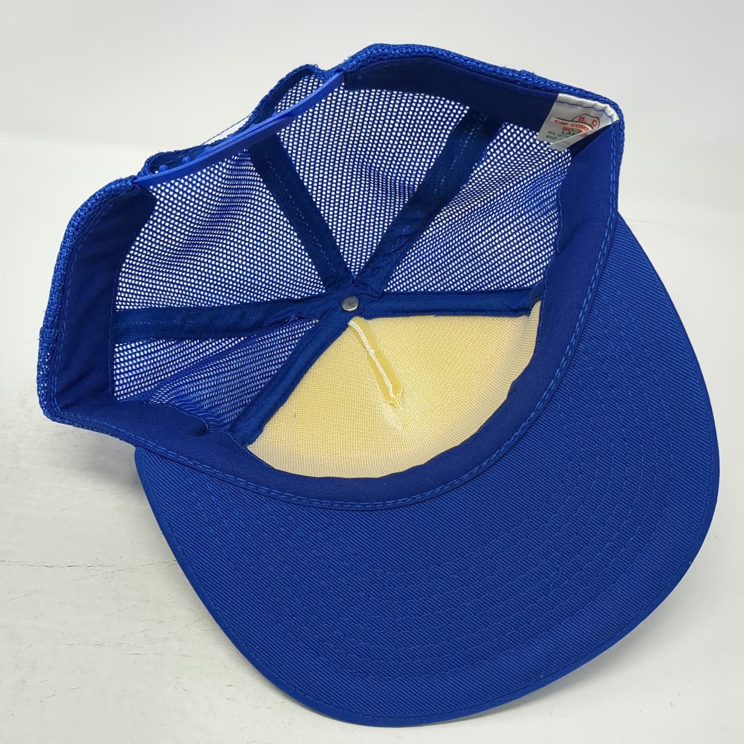 BD Cap Company Trucker Hat Blue L Northwestern Trucking Semi Snapback Vintage