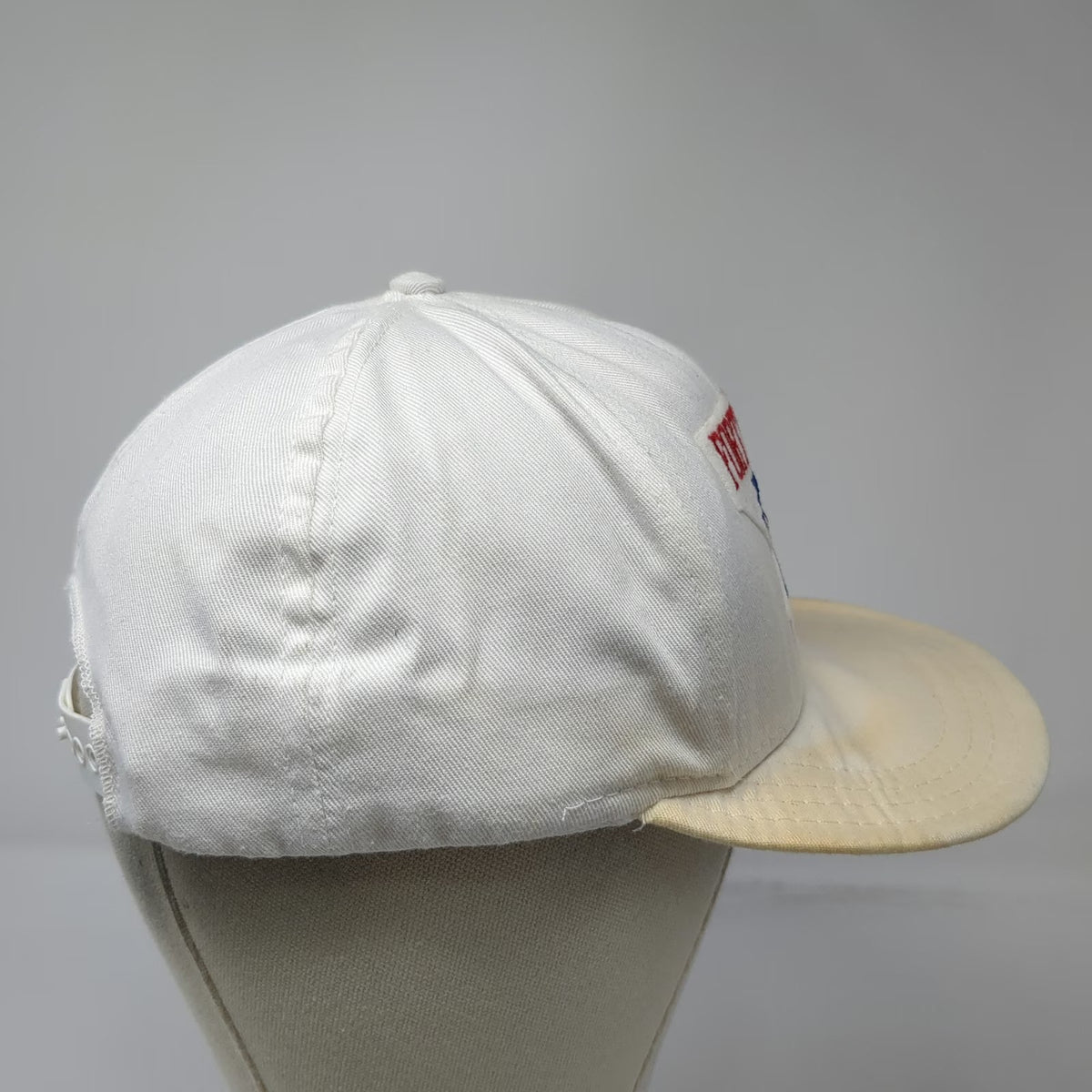 San Francisco 49ers NFL Snapback Hat White Red Blue Super Bowl XXIII Vintage USA