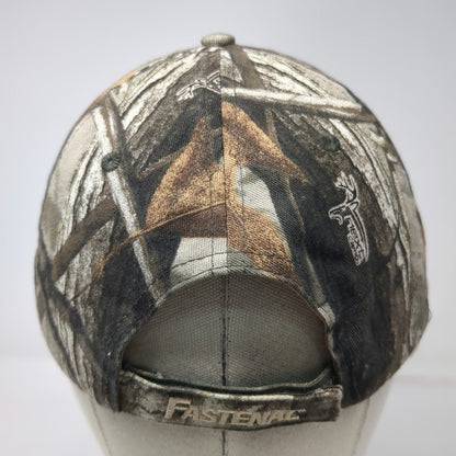 Fastenal Industrial Supply Camouflage Baseball Cap Gray One Size Strapback Hat