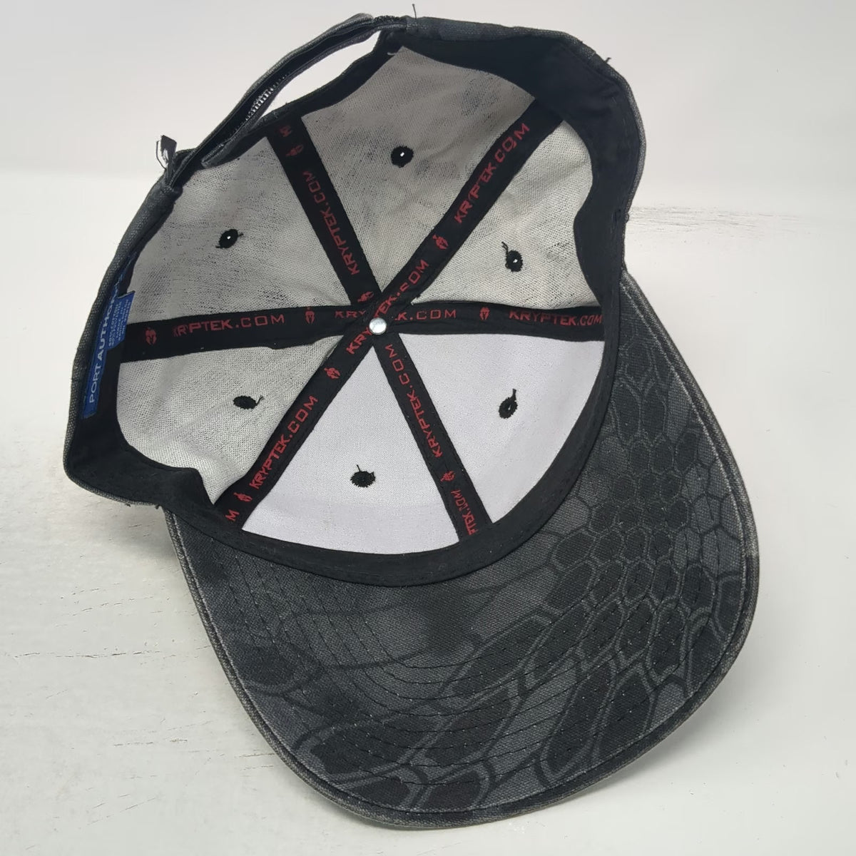 Port Authority Builders FirstSource Baseball Cap Black One Size Kryptek Camo Hat