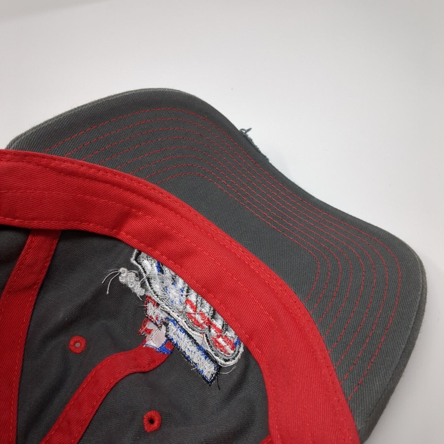 36th All American 400 Strapback Hat Gray One Size Adjustable District