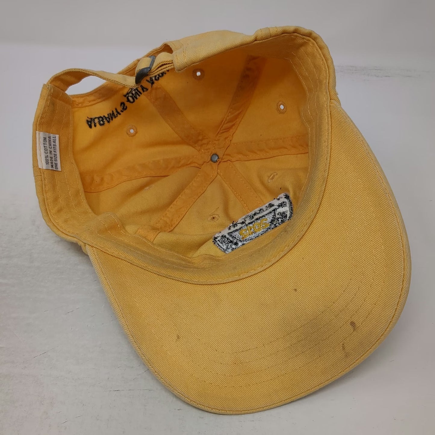 Albany Asphalt Aggregates Corp NY 2012 Flag Yellow One Size Baseball Cap Hat