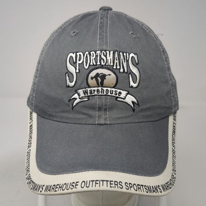 H3 Sportgear Sportsman's Warehouse Gray One Size Baseball Cap Strapback Hat Fish