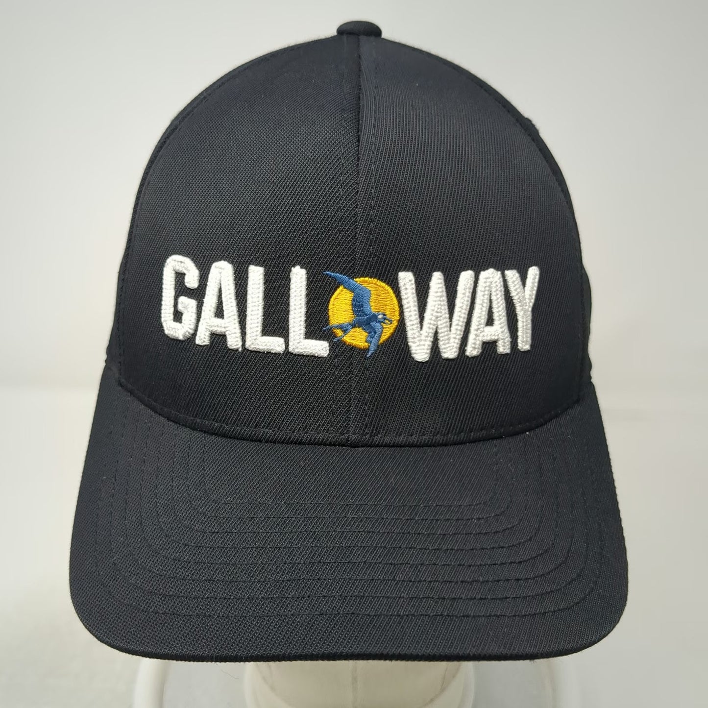 G/FORE Snapback Black One Size 5 Panel Galloway Golf Hat Bird Sun Embroidered